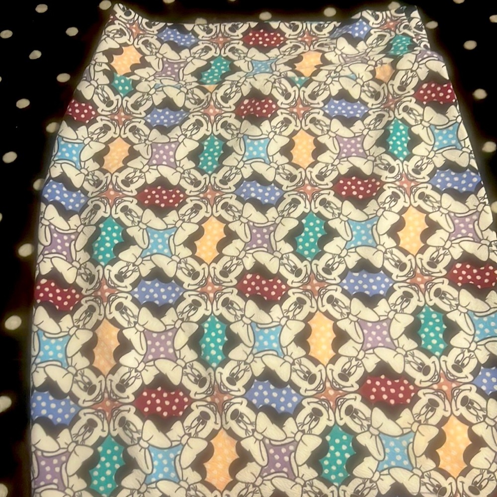 Brand new never work Minnie Mouse pencil skirt